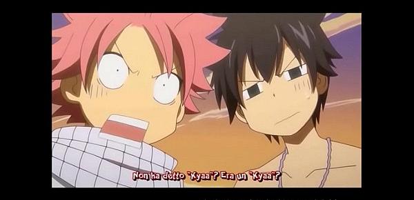  girls fan service Fairy Tail ova 1  2 Funny moments